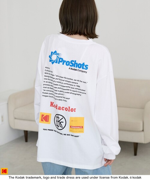 セール】【Kodak/コダック】カメラグラフィックプリントTシャツ