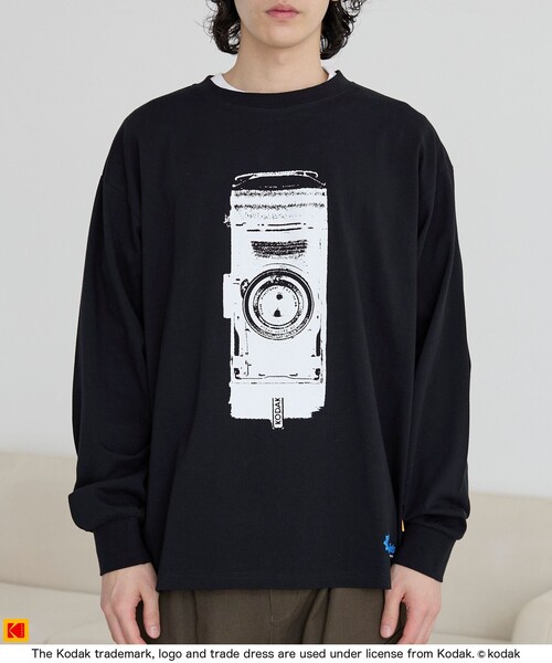 セール】【Kodak/コダック】カメラグラフィックプリントTシャツ