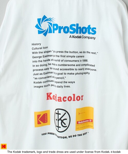 新品　コダック　Kodak グラフィック　Tシャツ 半袖 アイボリー 楽天市場】コダック（サイズ（S/M/L）M）（Tシャツ・カットソー