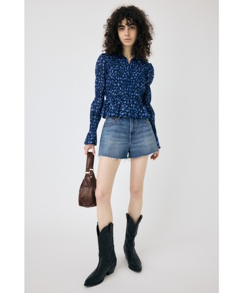 moussy×ディズニー デニム ショートパンツ セール】CUT OFF DAMAGE ショートパンツ（デニムパンツ