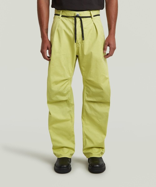 G-STAR(ジースター)の「PLEATED 3D DENIM PANT/ライトウェイトシャンブレープリーツジーンズ/L30(デニムパンツ・メンズ・イエロー系その他・28/30/30/30/34/30/32/30)」の1枚目の写真