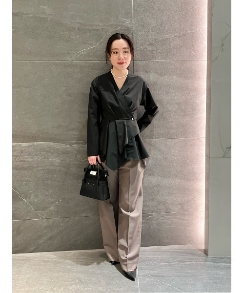 ESTNATION ウールカーブパンツ　新品未使用 ESTNATION / ウールカーブパンツ｜ESTNATION ONLINE STORE