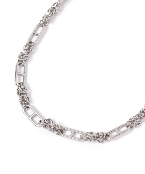 GLOBAL WORK（グローバルワーク）の「UNISEX/ステンレスショートチェーンネックレス/324415（ネックレス・メンズ・ホワイト/ホワイト系その他/その他1/その他2/その他3・FREE）」の5枚目の写真