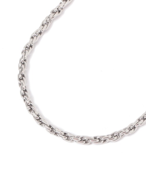 GLOBAL WORK（グローバルワーク）の「UNISEX/ステンレスショートチェーンネックレス/324415（ネックレス・メンズ・ホワイト/ホワイト系その他/その他1/その他2/その他3・FREE）」の2枚目の写真
