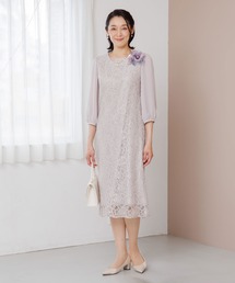 【新品未使用】formforma ロングワンピース　総刺繍 13号 ピンク系 form forma（フォルムフォルマ）のファッション通販 - ZOZOTOWN