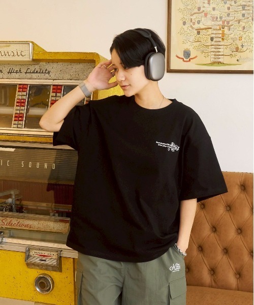 kaoyorinakami(カオヨリナカミ)の「good flower tee / グッドフラワーTシャツ(Tシャツ/カットソー・メンズ・ブラック/ホワイト・MEDIUM/SMALL/X-LARGE/LARGE)」の12枚目の写真