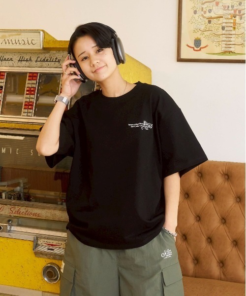 kaoyorinakami(カオヨリナカミ)の「good flower tee / グッドフラワーTシャツ(Tシャツ/カットソー・メンズ・ブラック/ホワイト・MEDIUM/SMALL/X-LARGE/LARGE)」の13枚目の写真