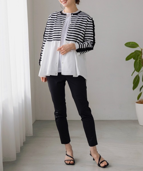 SONO/ソーノ】3Dペプラムカーディガン（ニット/セーター）｜Sono