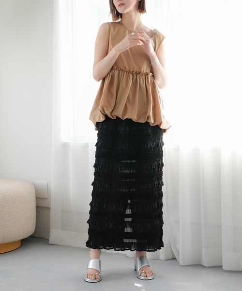 AmiAmi（アミアミ）の「柔らか！サムリング 変形ヒールミュール/トゥリングサンダル（サンダル・レディース・ブラック/シルバー/モカ・L/LL/M/S）」の4枚目の写真