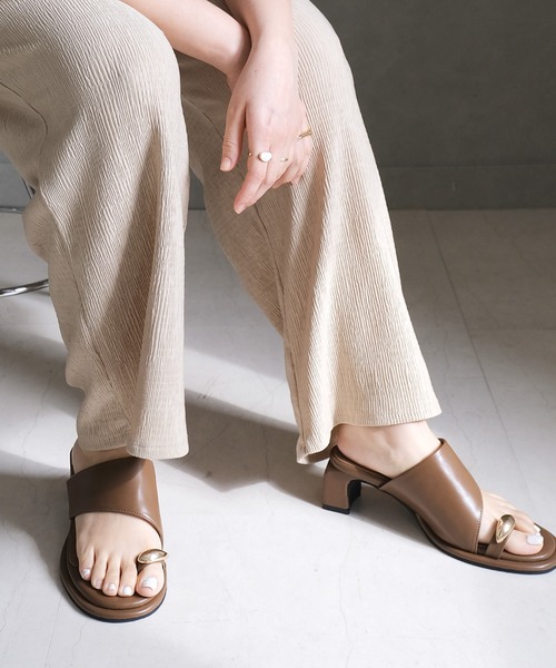サンダル・ミュール SMYRNE SANDALS サンダル レディース 厚底 ストラップサンダル ミュール 2way