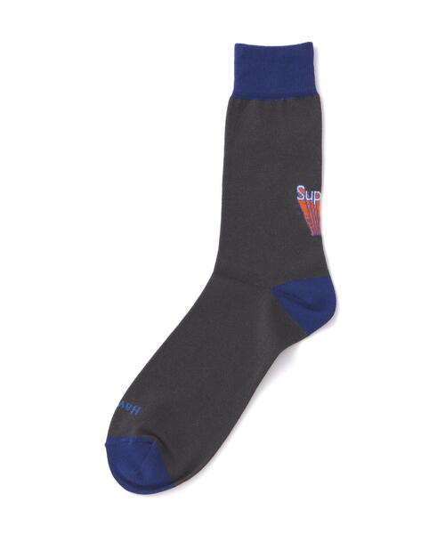 ROSTER SOX(ロスターソックス)の「ROSTER SOX/ロスターソックス SUPER M SOCKS メンズ レディース(ソックス/靴下・メンズ・ホワイト/グレー・1/2)」の8枚目の写真