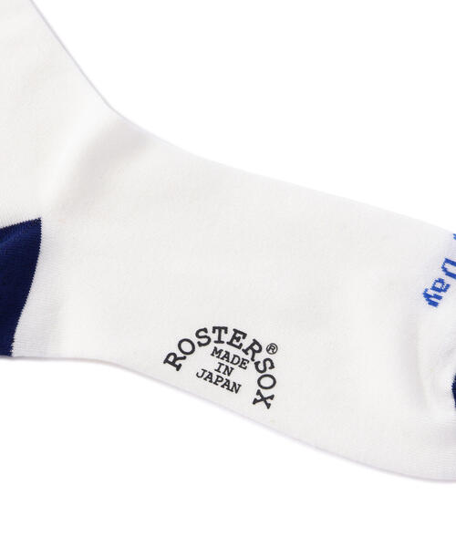 ROSTER SOX(ロスターソックス)の「ROSTER SOX/ロスターソックス SUPER M SOCKS メンズ レディース(ソックス/靴下・メンズ・ホワイト/グレー・1/2)」の4枚目の写真