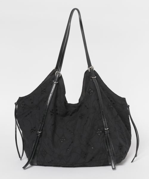 JEANASIS（ジーナシス）の「アンティークレーストート/451750（トートバッグ・レディース・ホワイト系その他/ブラック・FREE）」の4枚目の写真