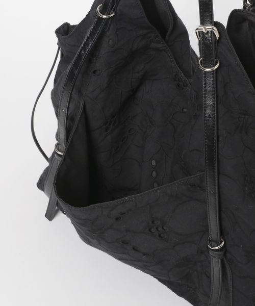 JEANASIS（ジーナシス）の「アンティークレーストート/451750（トートバッグ・レディース・ホワイト系その他/ブラック・FREE）」の6枚目の写真