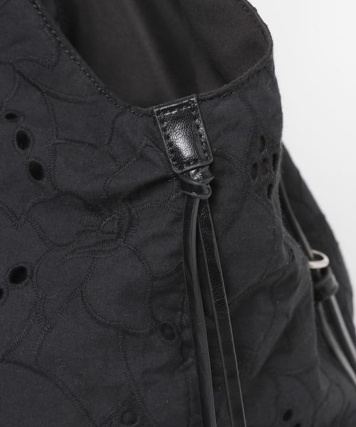 JEANASIS（ジーナシス）の「アンティークレーストート/451750（トートバッグ・レディース・ホワイト系その他/ブラック・FREE）」の9枚目の写真