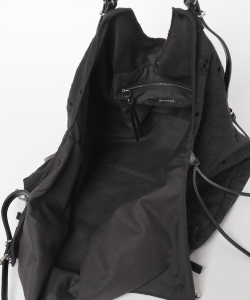 JEANASIS（ジーナシス）の「アンティークレーストート/451750（トートバッグ・レディース・ホワイト系その他/ブラック・FREE）」の11枚目の写真