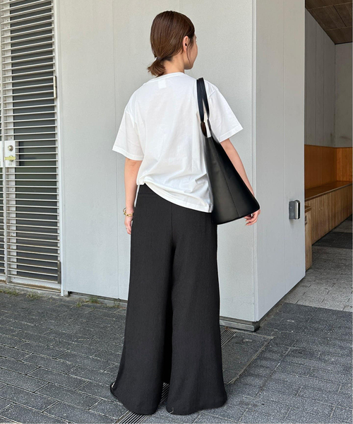 SLOBE IENA ラップジャージパンツ 38 ブラック ラップジャージパンツ（その他パンツ）｜SLOBE IENA（スローブ
