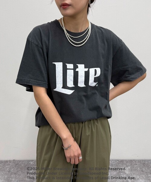 【新品】グッドロックスピード Miller LITE Tシャツ　ホワイト　白 GOOD ROCK SPEED / Miller LITE Tシャツ ホワイト