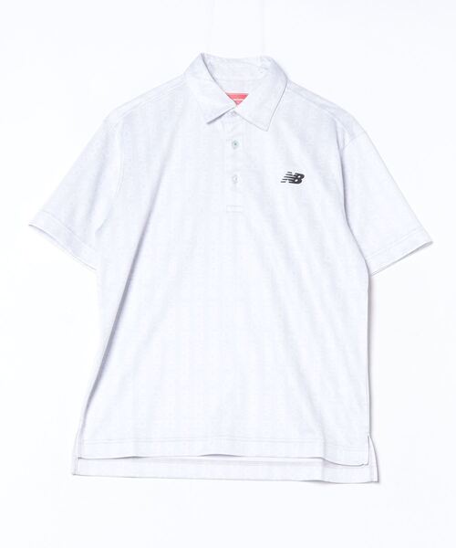 New Balance S/SLEEVE COLLAR SHIRT — рубашка с воротником и короткими рукавами