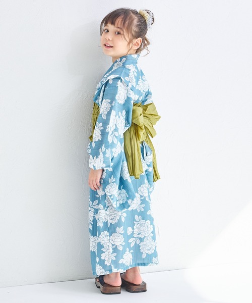 セール】【簡単着付け】【リンクコーデ】2WAYガールズ浴衣（浴衣