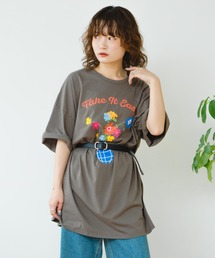 eLur | 【eLur】フラワープリントBig T(Tシャツ/カットソー)