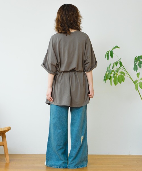 eLur（エラー）の「【eLur】フラワープリントBig T（Tシャツ