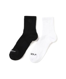 Champion | 【別注】〈MEN〉Champion / クォーターレングス ソックス 2足組(ソックス/靴下)