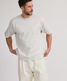 Multi Stripe Relax SS Tee