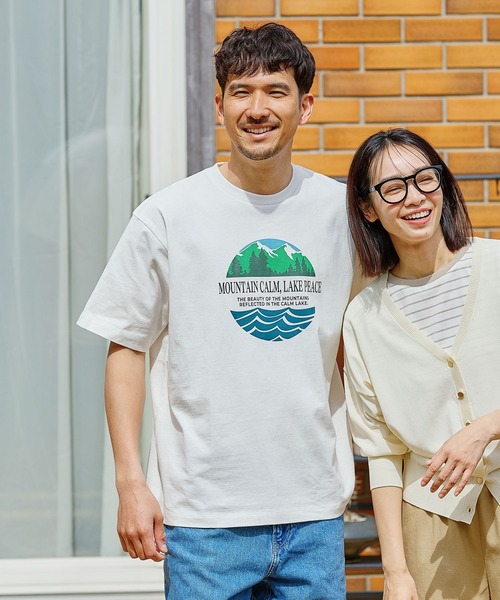 FOUND GOOD（ファウンドグッド）の「アソートプリントSSTシャツ（Tシャツ/カットソー・メンズ・ホワイト系2/ブラック/ホワイト系1/グレー系・S/XL/L/M）」の5枚目の写真