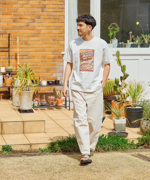 FOUND GOOD（ファウンドグッド）の「アソートプリントSSTシャツ（Tシャツ/カットソー・メンズ・ホワイト系2/ブラック/ホワイト系1/グレー系・S/XL/L/M）」の10枚目の写真