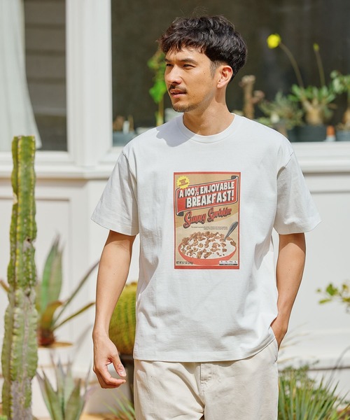 FOUND GOOD（ファウンドグッド）の「アソートプリントSSTシャツ（Tシャツ/カットソー・メンズ・ホワイト系2/ブラック/ホワイト系1/グレー系・S/XL/L/M）」の12枚目の写真