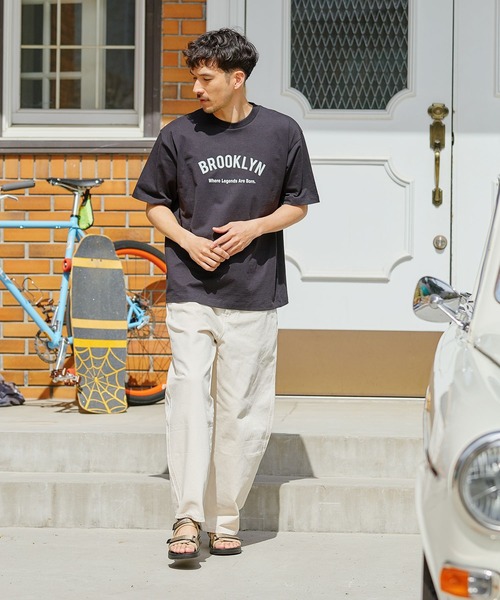 FOUND GOOD（ファウンドグッド）の「アソートプリントSSTシャツ（Tシャツ/カットソー・メンズ・ホワイト系2/ブラック/ホワイト系1/グレー系・S/XL/L/M）」の14枚目の写真