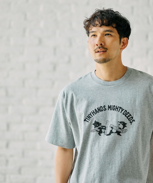 FOUND GOOD（ファウンドグッド）の「アソートプリントSSTシャツ（Tシャツ/カットソー・メンズ・ホワイト系2/ブラック/ホワイト系1/グレー系・S/XL/L/M）」の22枚目の写真