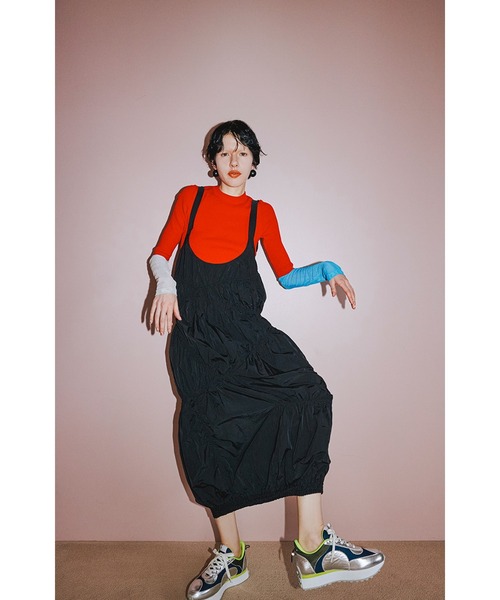 ワンピース IRREGULAR SHIRRING COCOON CAMI OP IRREGULAR SHIRRING COCOON CAMI OP【公式通販】