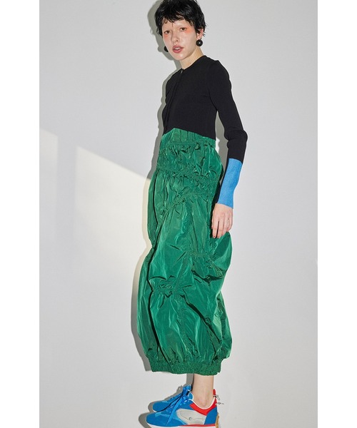 ワンピース OMMO IRREGULAR SHIRRING CAMI OP IRREGULAR SHIRRING CAMI OP（ワンピース）｜OMMO（オーエム