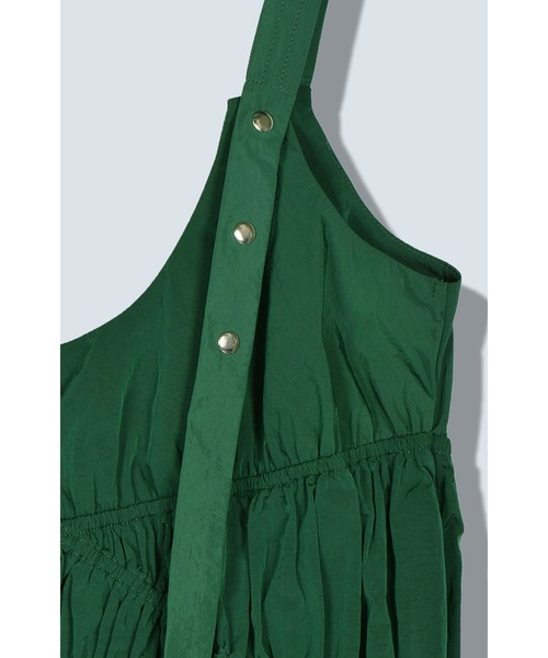 極美品 25SS OMMO IRREGULAR SHIRRING CAMI OP OMMO ONLINE STORE / IRREGULAR SHIRRING COCOON CAMI OP