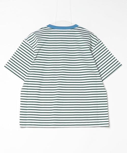 soglia（ソリア）の「soglia/ソリア　BASQUE JERSEY H/SLEEVE T BORDER（Tシャツ/カットソー・レディース・ホワイト/ブラウン/ワイン・1）」の6枚目の写真