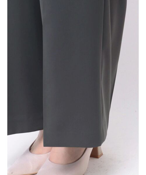 LAGUNAMOON（ラグナムーン）の「LADYデコレーションレイヤードパンツドレス 結婚式 お呼ばれ（パンツドレス・レディース・ベージュ/チャコールグレー・SMALL/MEDIUM）」の14枚目の写真