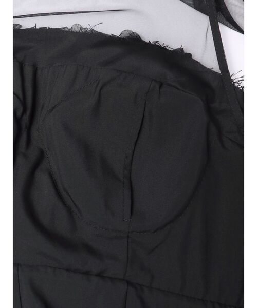 LAGUNAMOON（ラグナムーン）の「LADYデコレーションレイヤードパンツドレス 結婚式 お呼ばれ（パンツドレス・レディース・ベージュ/チャコールグレー・SMALL/MEDIUM）」の16枚目の写真