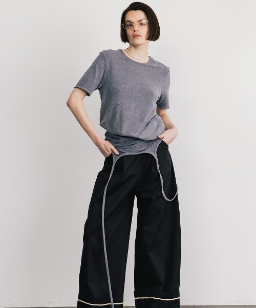 manaCREDONA★新品SMOOTHY SET TEE SHIRT SMOOTHY SET TEE SHIRT/スムージーセットTシャツ(Tシャツ