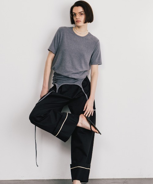 manaCREDONA★新品SMOOTHY SET TEE SHIRT SMOOTHY SET TEE SHIRT/スムージーセットTシャツ（Tシャツ
