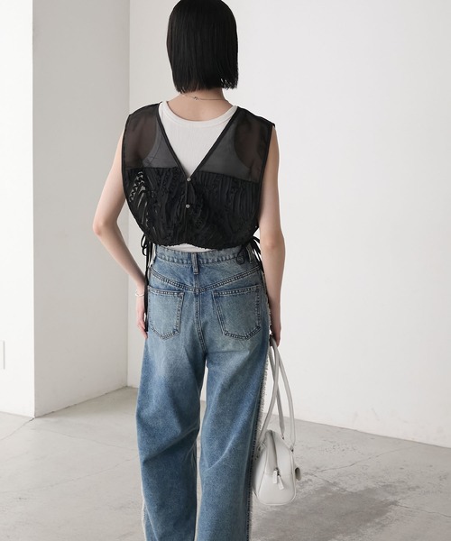 【美品】FETICO チュールビスチェ fetico フェティコ チュールビスチェ（FETICO(フェティコ