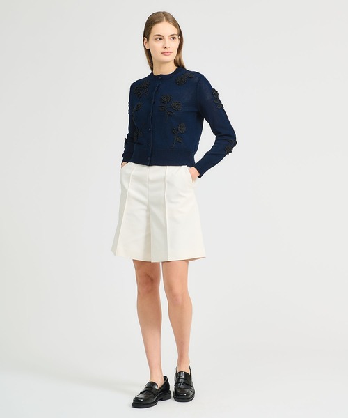 ESTNATION(エストネーション)の「ESTNATION / フロントシーム ショートパンツ(その他パンツ・レディース・オフホワイト/ブラック/イエロー・34/36/38)」の11枚目の写真