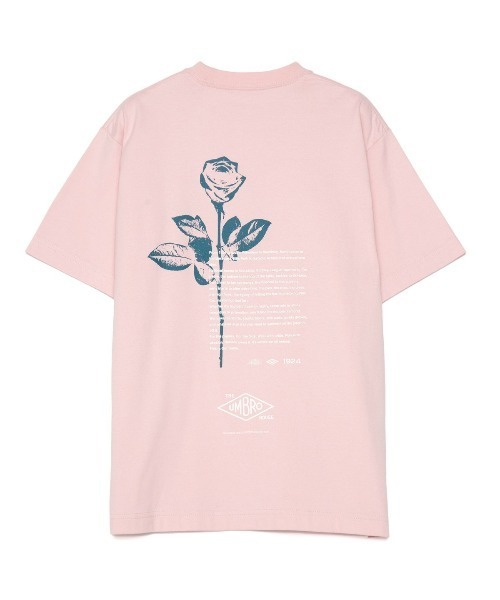 UMBRO(アンブロ)の「UMBRO HOUSE Logo T-shirt(アンブロハウス ロゴTシャツ)(Tシャツ/カットソー・メンズ・ブルー系/ピンク・SMALL/MEDIUM)」の2枚目の写真
