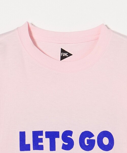 FUNG(ファング)の「<FUNG>LETS GO Tシャツ(Tシャツ/カットソー・メンズ・ライトピンク・L/M)」の9枚目の写真