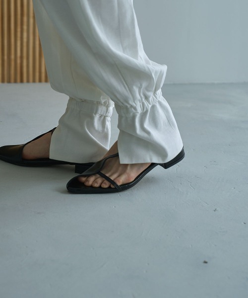 marjour（マージュール）の「HERRINGBONE SALOPETTE（サロペット/オーバーオール・レディース・オフホワイト/ブラウン・M/L）」の7枚目の写真