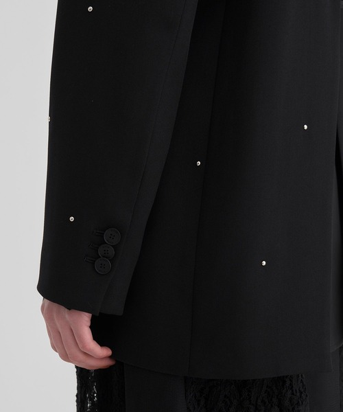 RITAN（リタン）の「【RITAN/リタン】Back Slit Motif TailoredJacket/バックスリットモチーフテーラードジャケット（テーラードジャケット・レディース・ブラック・1）」の15枚目の写真