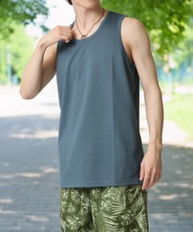 TopIsm（トップイズム）の「吸汗速乾ストレッチ 無地 タンクトップ ノースリーブ（タンクトップ）」