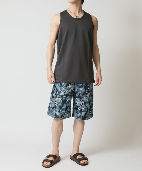 TopIsm(トップイズム)の「吸汗速乾ストレッチ 無地 タンクトップ ノースリーブ(タンクトップ・メンズ・ブルー/カーキ/ベージュ/ブラック/ホワイト/チャコール・L/M/LL)」の21枚目の写真