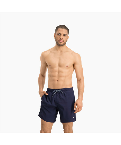 PUMA（プーマ）の「PUMA プーマ メンズ ミディアム レングス スイム ショーツ（その他パンツ・メンズ・イエロー/ブラック/ブルー/ネイビー/ミント・LARGE/SMALL/MEDIUM）」の9枚目の写真
